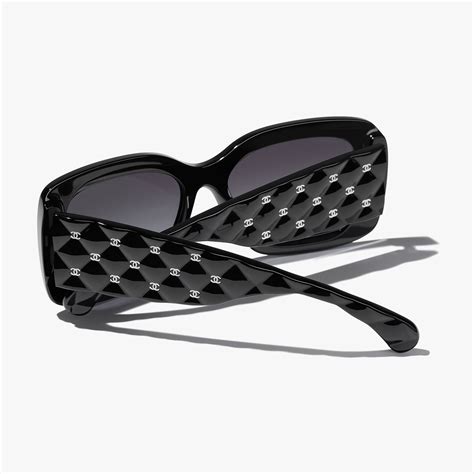 black rectangle sunglasses - chanel|rectangle sunglasses with side lenses.